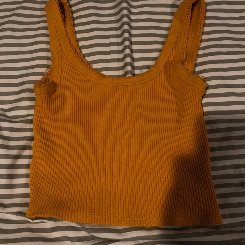 Urban Outfitters Orange Thick Tank-top